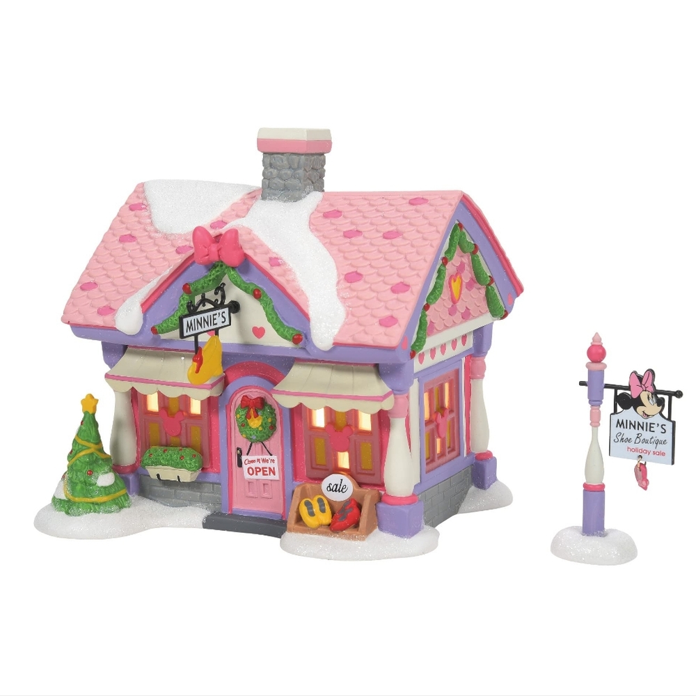 🆕️ Dept 56 - Disney Minnie Mouse's Shoe Boutique